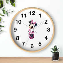 Load image into Gallery viewer, Minnie Mouse Wall Clock