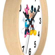 Load image into Gallery viewer, Micky + Minnie Inspired Wall clock