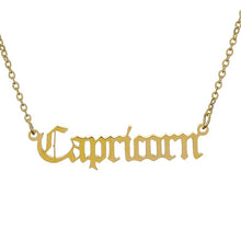 Load image into Gallery viewer, Zodiac Pendant Necklaces