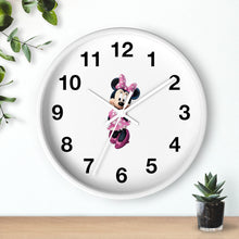 Load image into Gallery viewer, Minnie Mouse Wall Clock