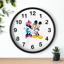 Load image into Gallery viewer, Micky + Minnie Inspired Wall clock