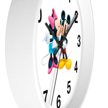 Load image into Gallery viewer, Micky + Minnie Inspired Wall clock