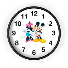 Load image into Gallery viewer, Micky + Minnie Inspired Wall clock