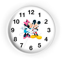 Load image into Gallery viewer, Micky + Minnie Inspired Wall clock