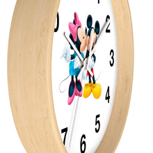 Load image into Gallery viewer, Micky + Minnie Inspired Wall clock
