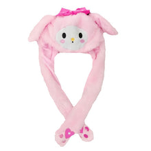 Load image into Gallery viewer, Kocozo Rabbit Hat with Moving Ears Cute Cartoon Toy Hat Airbag Kawaii Funny Toy Cap Kids Plush Toy Birthday Gift Hat for Girls