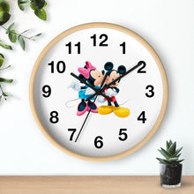 Load image into Gallery viewer, Micky + Minnie Inspired Wall clock
