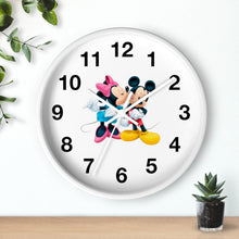 Load image into Gallery viewer, Micky + Minnie Inspired Wall clock
