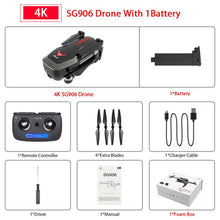 Load image into Gallery viewer, Hipac SG906 Pro Drone 4k GPS with Camera 2 axis Gimbal Brushless Profissional 800M Wifi 25Mins RC Dron 4k GPS Drone Quadrocopter
